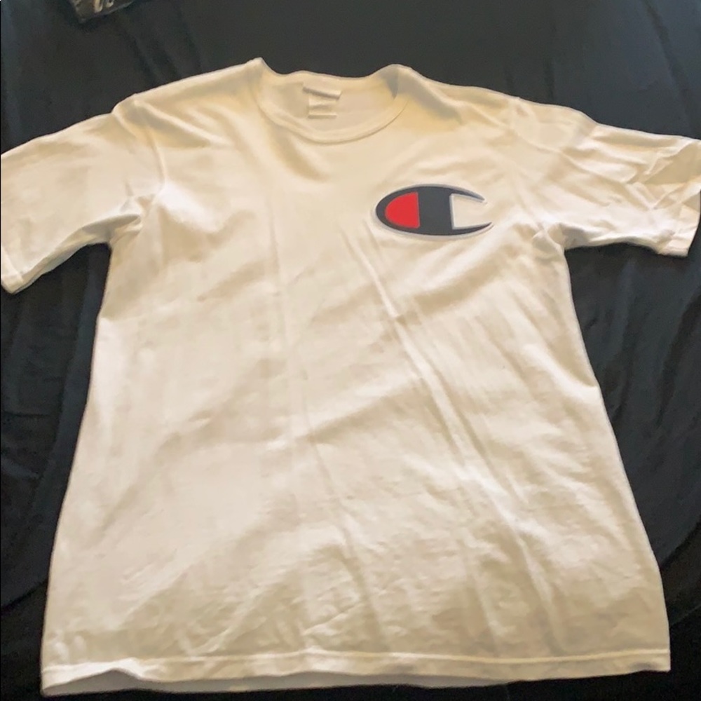 Champion Unisex T Shirt White